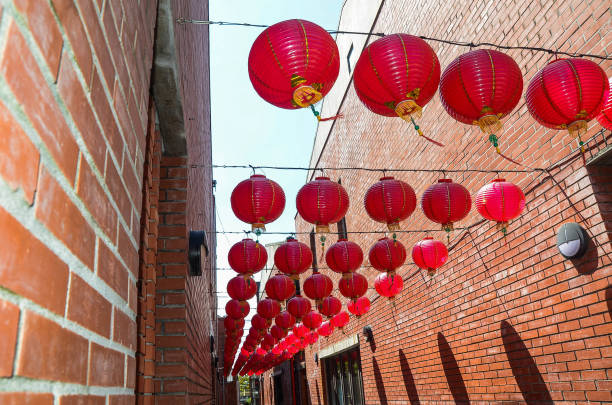 istock Lantern Street in Yilan,Taiwan. 1142845932