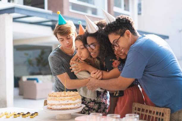 istock An affectionate hug of birthday 1142847500