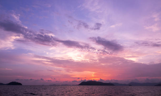 istock Landscape sunset on the beach phuket Thailand 1142849136