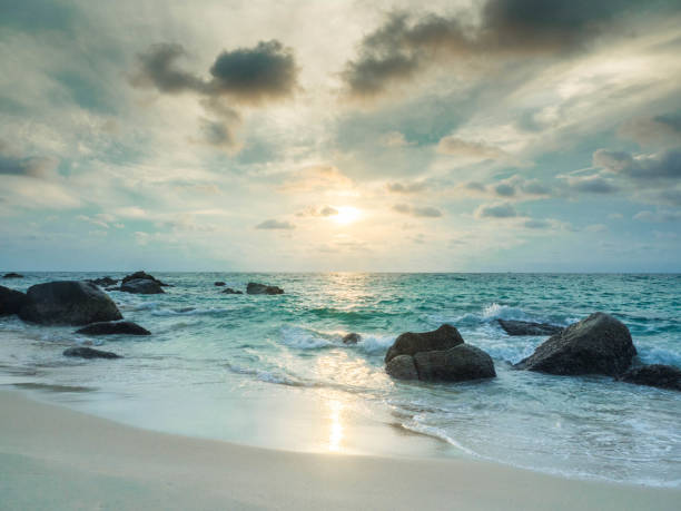 istock Landscape sunset on the beach phuket Thailand 1142849269
