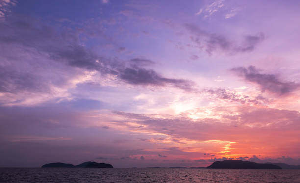 istock Landscape sunset on the beach phuket Thailand 1142849367