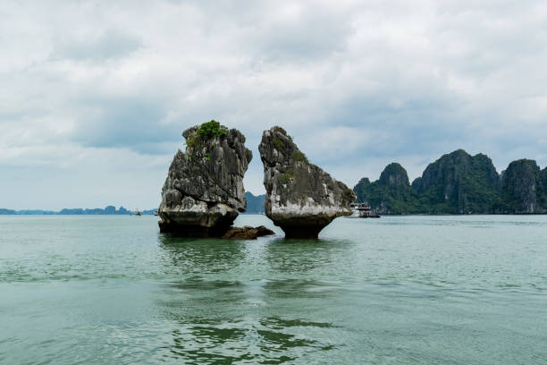 istock Ha Long bay in Vietnam.world heritage site 1142849593
