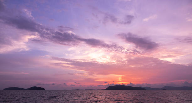 istock Landscape sunset on the beach phuket Thailand 1142849672