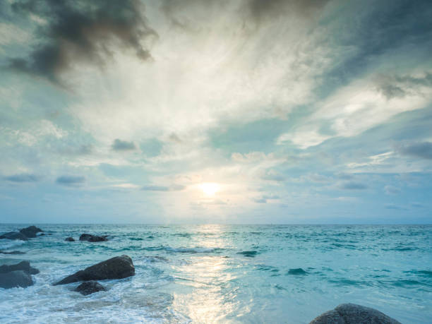 istock Landscape sunset on the beach phuket Thailand 1142849737
