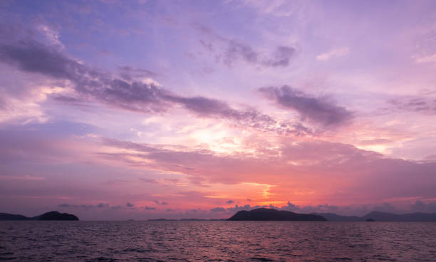 istock Landscape sunset on the beach phuket Thailand 1142849858