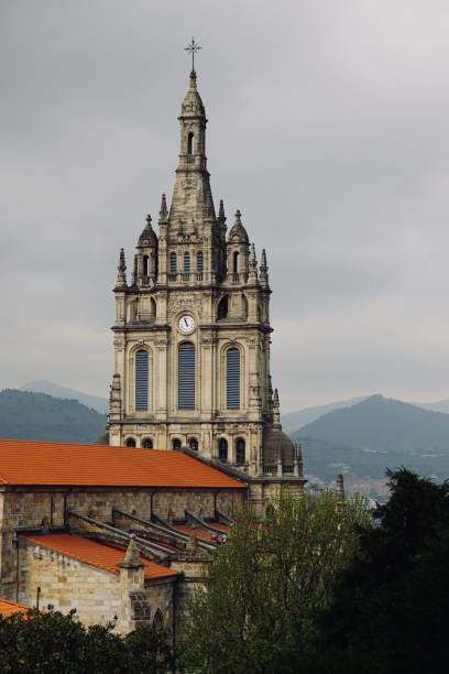 cathedral architecture in Bilbao city. Spain.