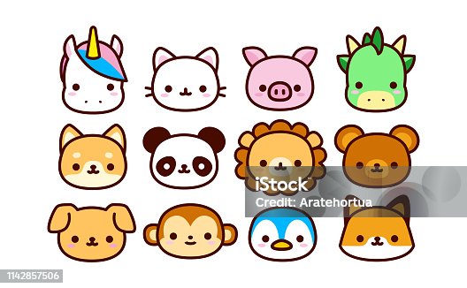 Our Best Kawaii Animals Stock Photos, Pictures & Royalty-Free Images -  iStock | Kawaii animals set