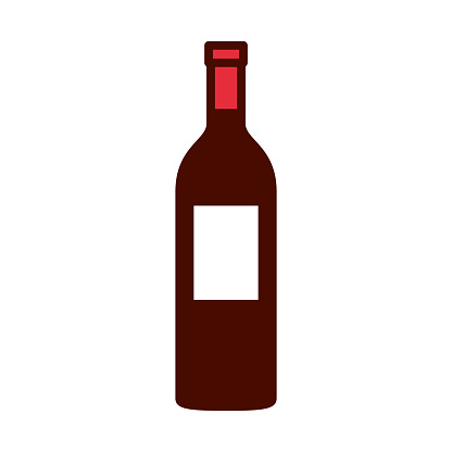Cartoon Wine Bottle Emoji Icon Isolated Stock Illustration - Download Image  Now - Alcohol - Drink, Bottle, Cartoon - iStock