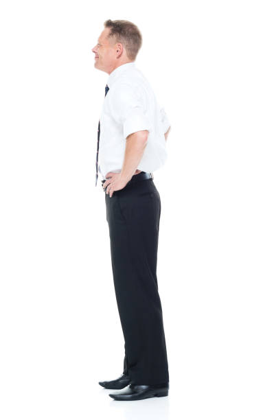 istock Businessman is standing with hands-on hips 1142861687