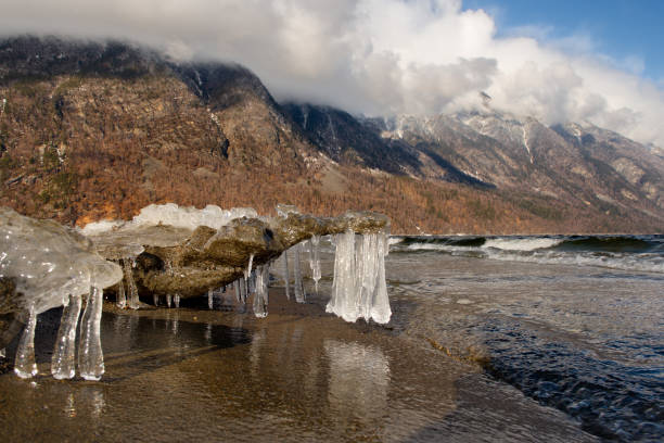 istock The piercing cold of the troubled lake 1142864752