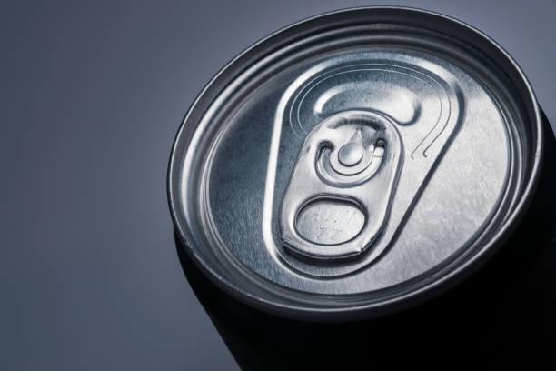 istock Upper part of an aluminum can for soft drinks or beer still closed 1142866340