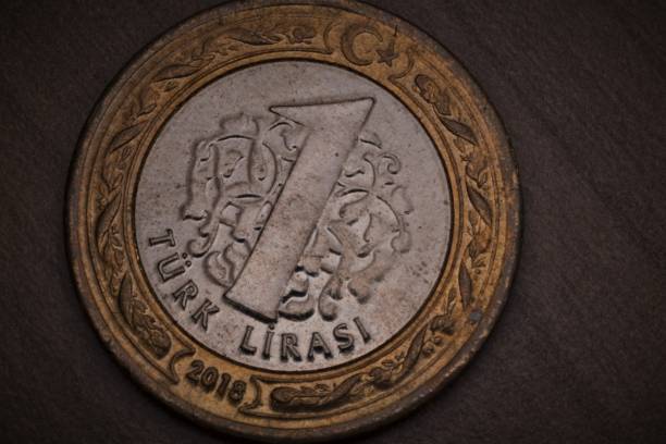 istock Turkish coin 1lira rusty 1142867070