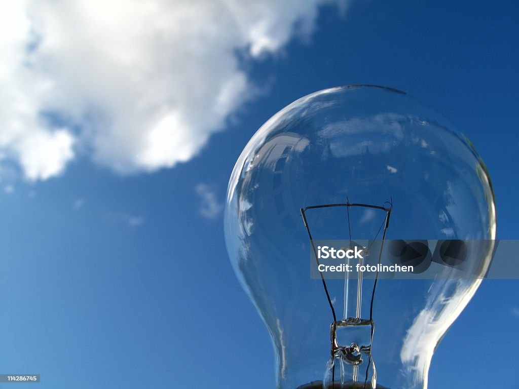 Glühbirne - Lizenzfrei Elektrische Lampe Stock-Foto