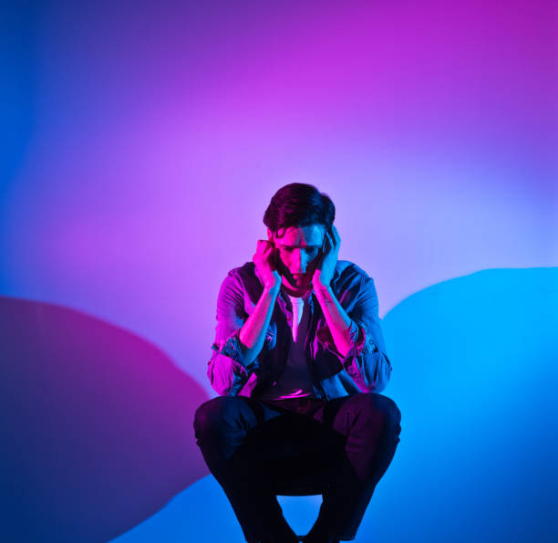istock Handsome young man feeling depressed and sad 1142869245