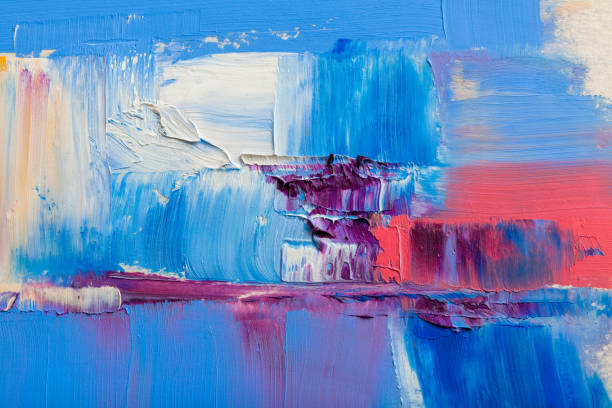 istock Abstract paintings. Hand drawn oil painting. Color texture. 1142873721