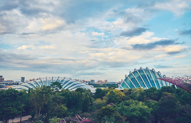 Singapore - January 13, 2019:  Gardens by the Bay is a nature park