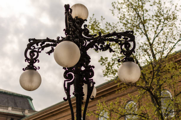 Streetlight in budapest . Hungary