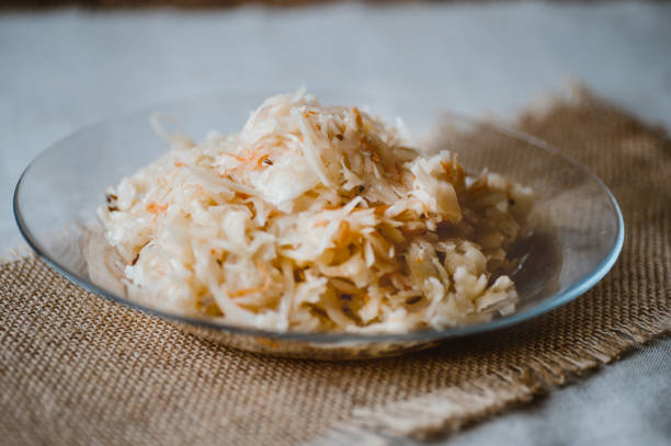 istock sauerkraut fermented food Cabbage Salad 1142878133
