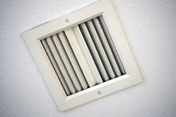 istock Small white air vent in an office 1142882284