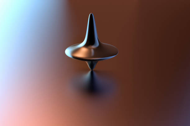 a spinning top on motion 3D frendering of a spinning top on motion spinning top stock pictures, royalty-free photos & images