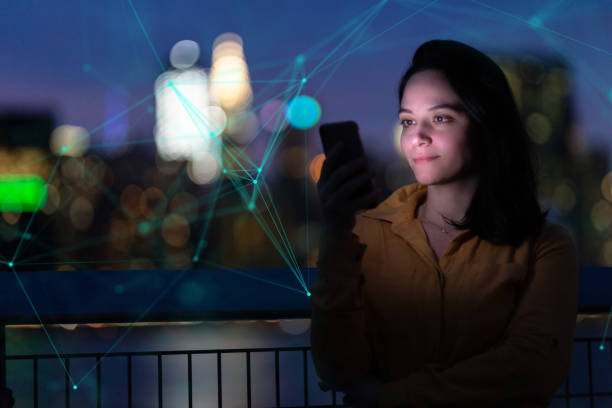 istock Woman with technology in hand 1142895433
