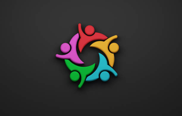 istock Teamwork People Group of Friends Logo 1142896526