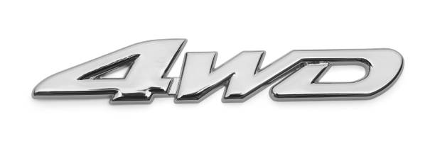 istock 4WD Chrome Car Badge 1142897482