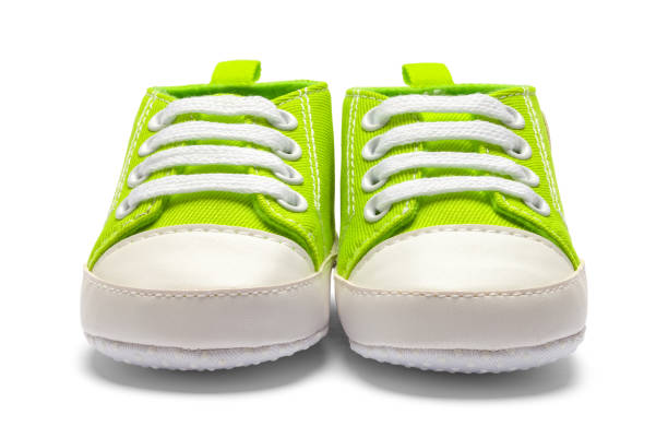istock Green Baby Shoes Front 1142897854