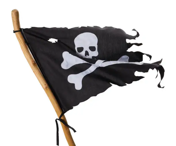 Photo of Torn Pirate Flag