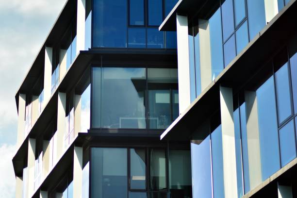 istock Modern corporate architecture - business and success concept 1142899176