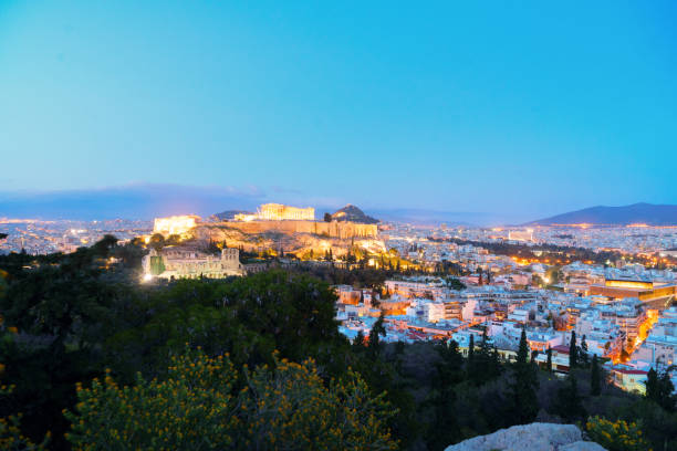 istock Famous skyline of Athens, Greece 1142900502