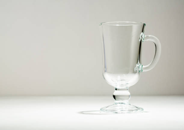istock Glass empty glass or cup for mulled wine. Light background. Plenty of room for text. 1142903068