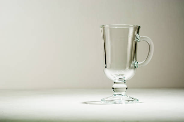 istock Glass empty glass or cup for mulled wine. Light background. Plenty of room for text. 1142903079