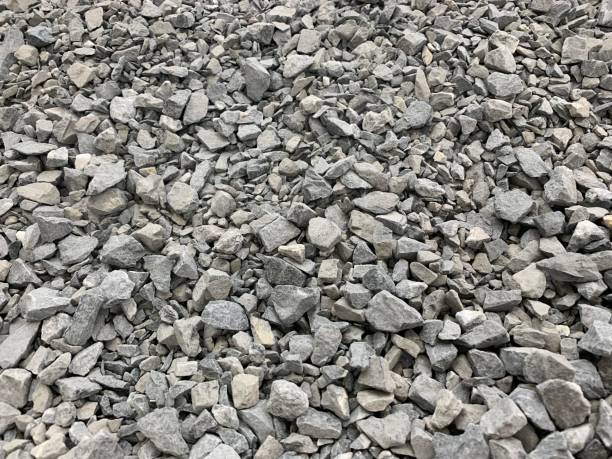 istock gray small granite crumb, building material, simple background 1142909148