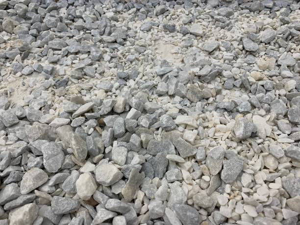 istock gray small granite crumb, building material, simple background 1142909166