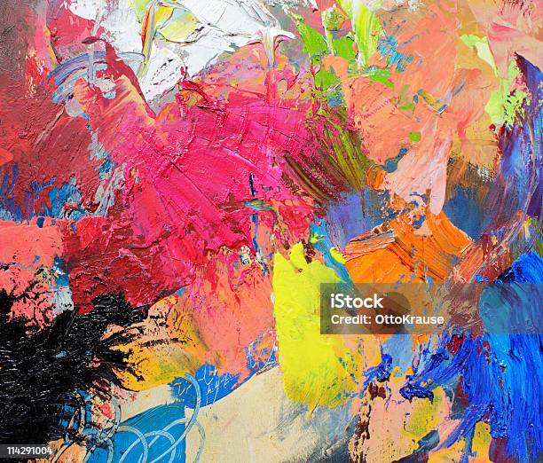 Painted Image Stock Illustration - Download Image Now - Abstract, Acrylic Painting, Art Product