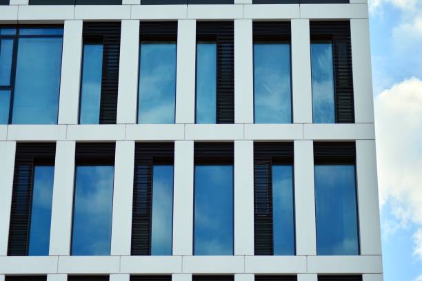istock Modern corporate architecture - business and success concept 1142912100