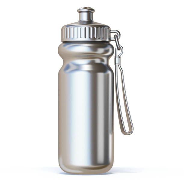 istock Silver sport water bottle 3D 1142913038