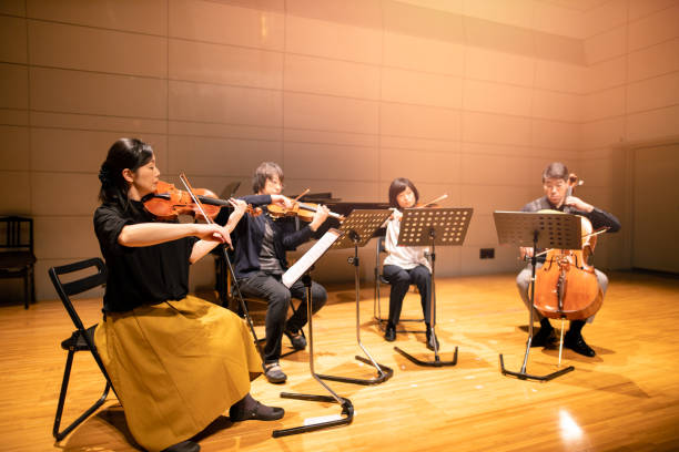 istock Violin and cello concert 1142915831