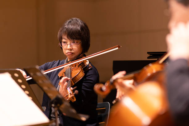 istock Violin and cello concert 1142915891