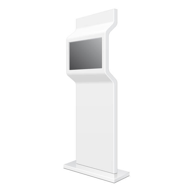 istock Outdoor POS POI City Light Box Advertising Stand Banner Shield Display, Advertising. Illustration Isolated On White Background. Vector EPS10 1142916784