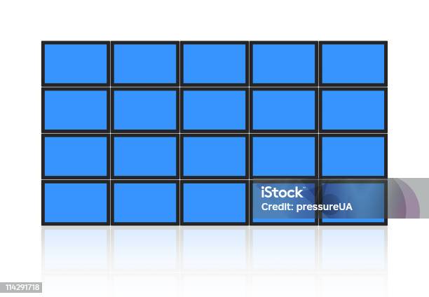 Видео Стена — стоковые фотографии и другие картинки Видеостена - Видеостена, Компьютерный монитор, Слежка