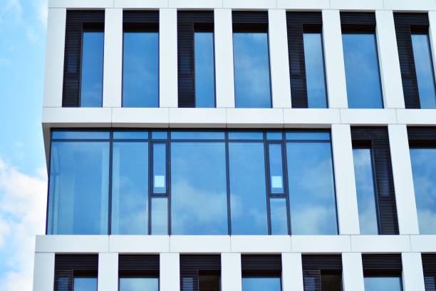 istock Modern corporate architecture - business and success concept 1142919097