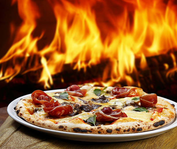 Pizza in a Wood Burning oven