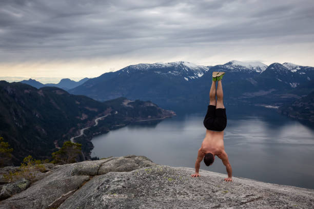 istock Man on top of Chief Mountain 1142943606