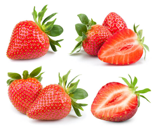 istock Strawberry isolated on white 1142957117