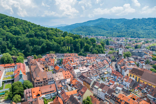 istock an aerial view over Freiburg 1142963661