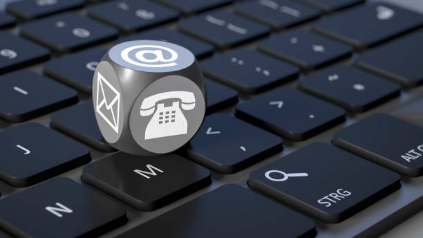 istock cube with signs for email phone and letter 1142965361