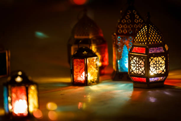 Ramadan Lantern Ramadan Lanterns on display welcoming the holy month of Ramadan eid ul fitr photos stock pictures, royalty-free photos & images