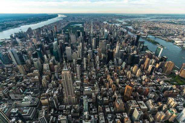 istock View from above to Manhattan city centre 1142966639